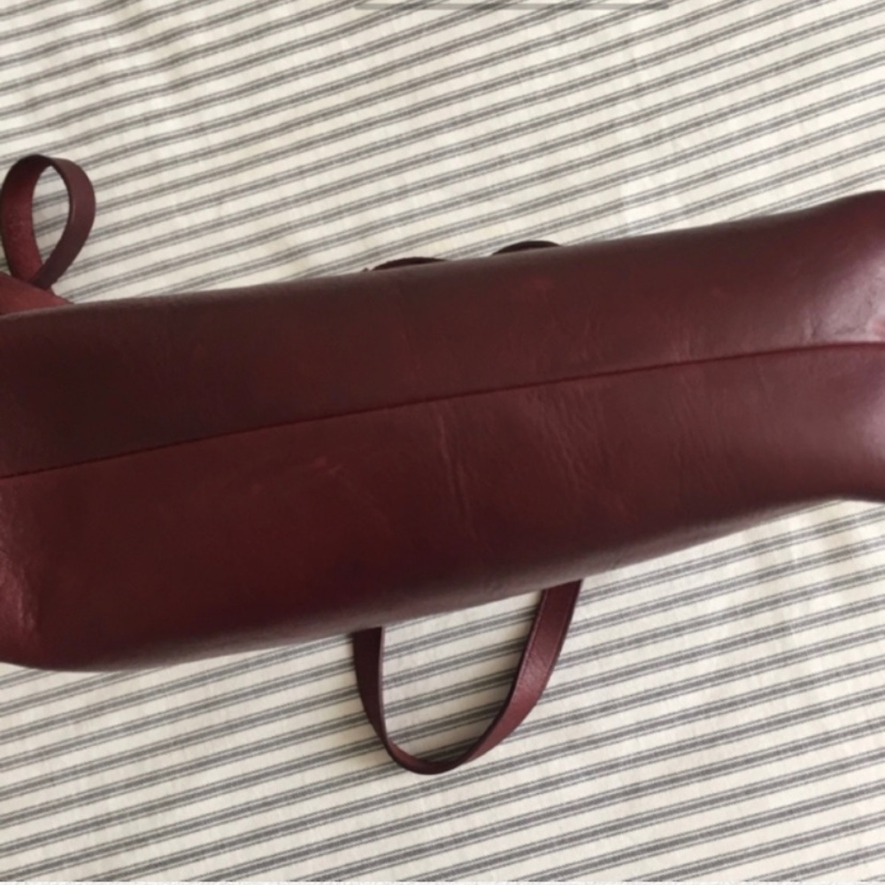 Madewell mini transport tote dark cabernet - Picture 6 of 7